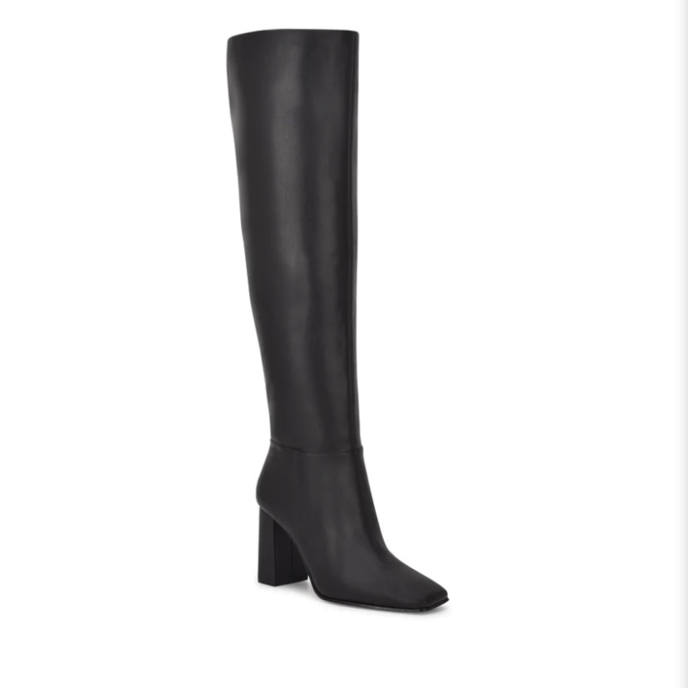 NWOT Nine West Kalida Knee High Black Boots
